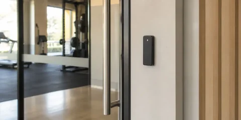 24/7 gym entry with card and mobile access control reader in Brisbane