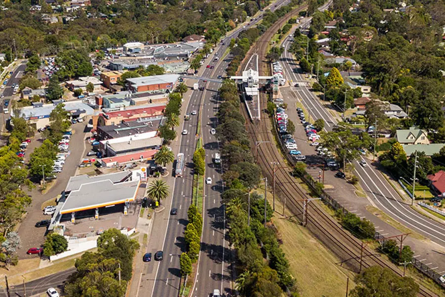 CCTV, Servers, Internet, and P2P Link Solution for Blaxland CBD.