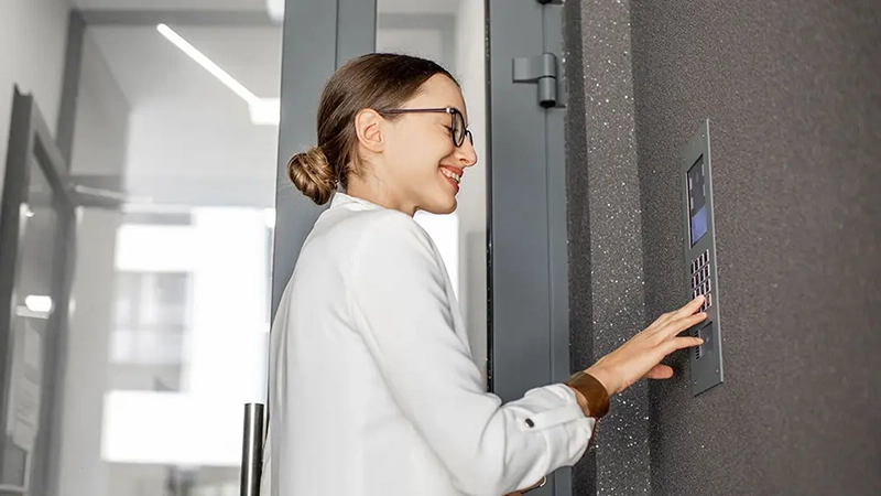 Video intercom with remote unlock