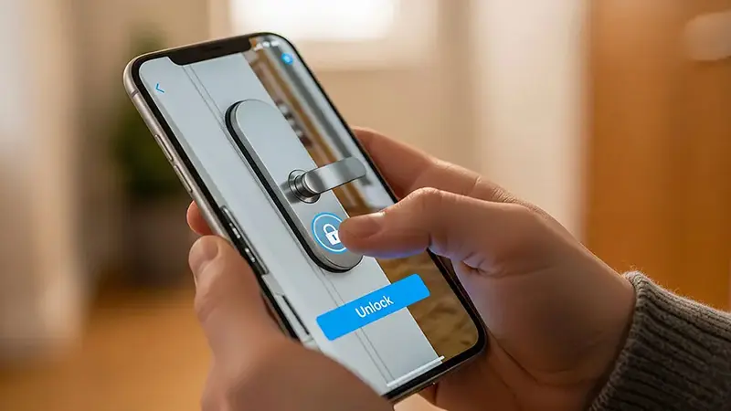 Visitor management and remote unlock