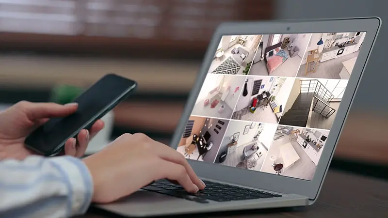 CCTV integration with security systems