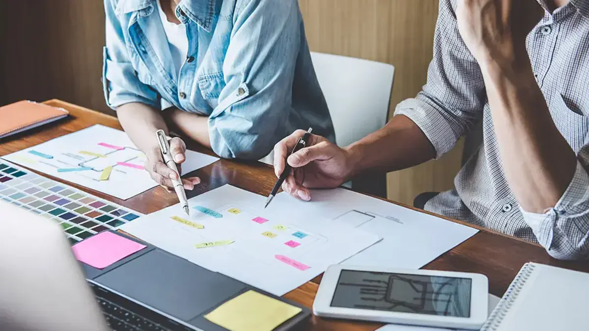 Modern website design overview